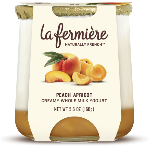 Yogurt La Fermière Yogurt Peach Apricot, Whole Milk hero