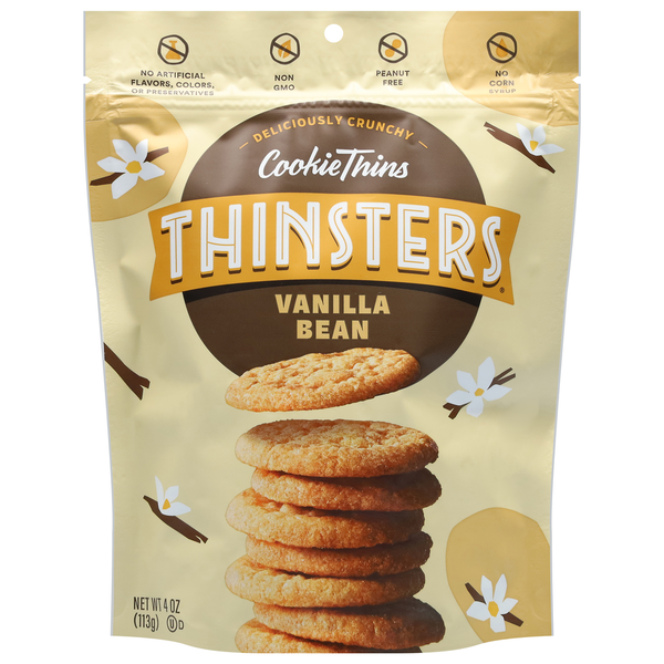 Doughs, Gelatins & Bake Mixes Thinsters Cookie Thins, Vanilla Bean hero