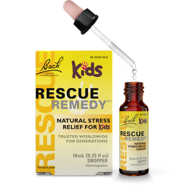 Baby First Aid & Vitamins Bach Stress Relief for Kids, Natural, Kids, Dropper hero