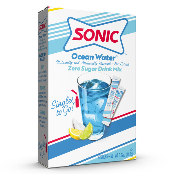 Cocoa & Drink Mixes SONIC Singles To Go Low Calorie, Ocean Water Drink Mix hero