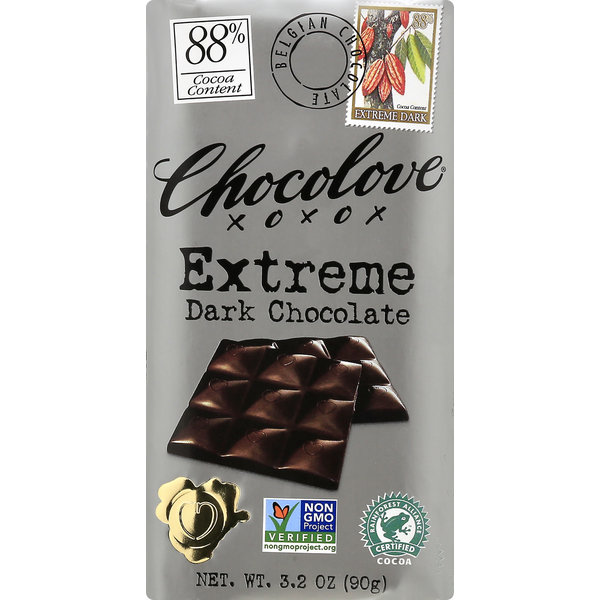 Candy & Chocolate Chocolove Dark Chocolate, Extreme, 88% Cocoa hero