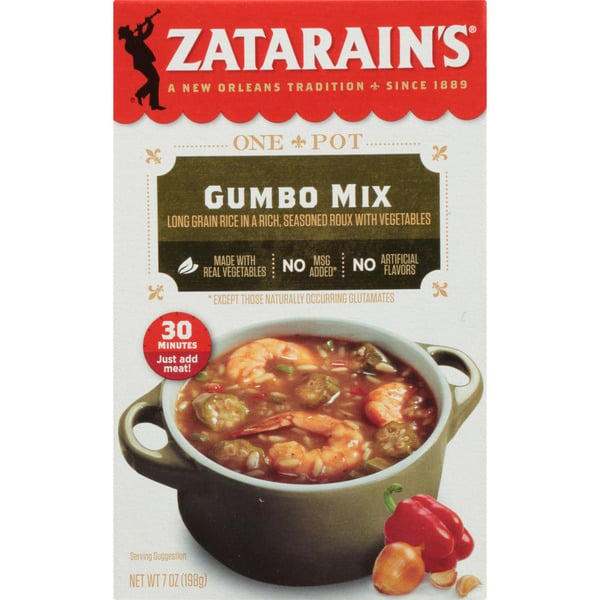 Instant Foods Zatarain's Gumbo Mix hero