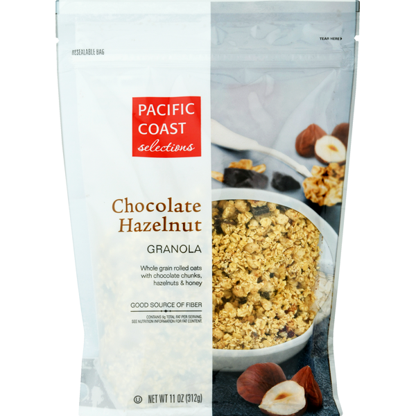 Granola PACIFIC COAST selections Granola, Chocolate Hazelnut hero