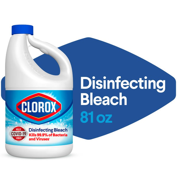 Cleaning Products and Supplies Clorox Disinfecting Bleach, Concentrated Formula, Regular hero