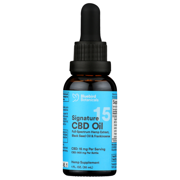 Bluebird Botanicals Signature Cbd Oil 15Mg (900Mg/Bottle) hero