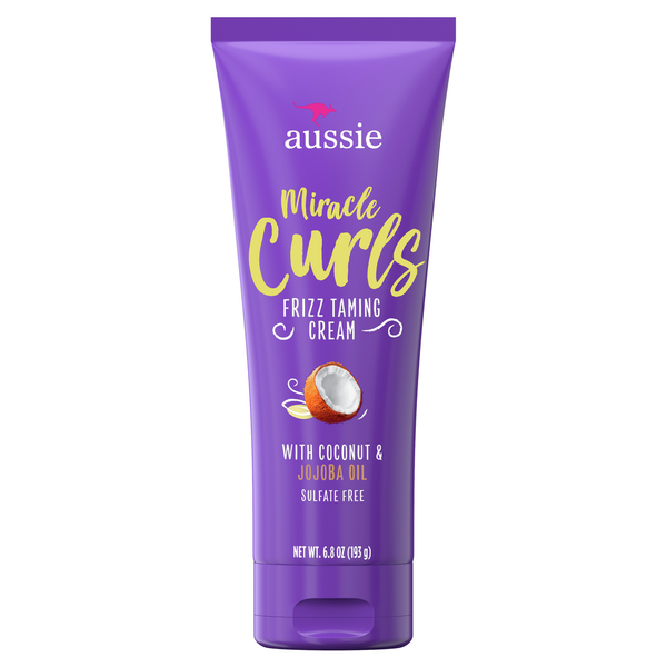 Hair Care Aussie For Frizzy Curls – Frizz Taming Cream with Jojoba Oil hero