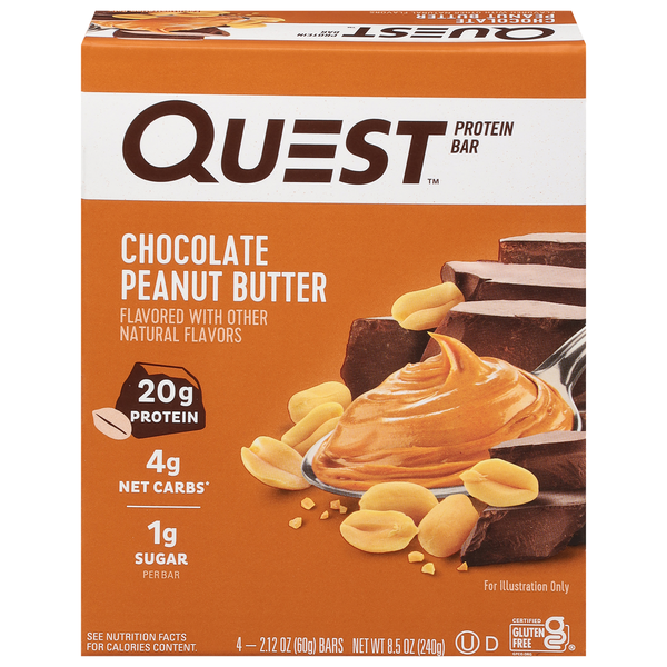 Energy & Granola Bars Quest Protein Bar, Chocolate Peanut Butter hero