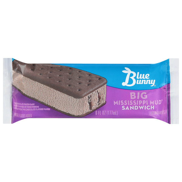 Ice Cream & Ice Blue Bunny Big Mississippi Mud® Sandwich hero