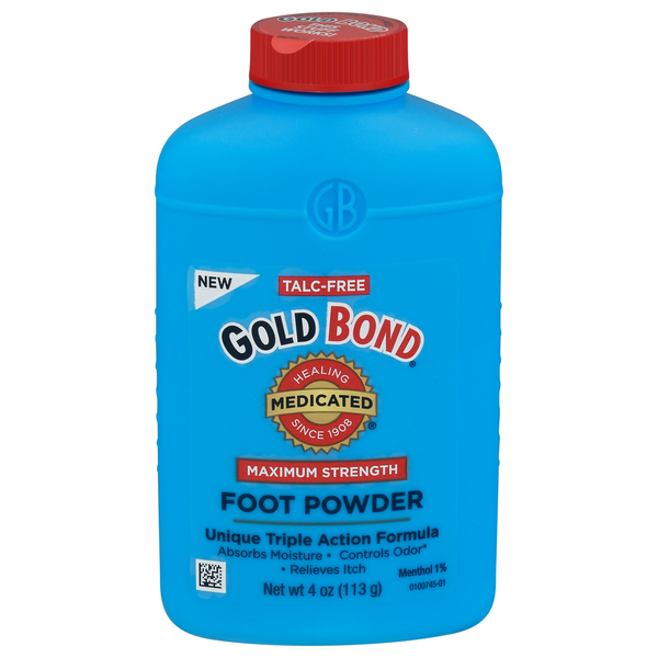 Foot Care Gold Bond Foot Powder, Maximum Strength, Triple Action hero