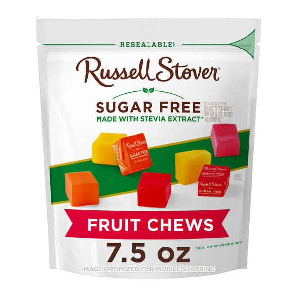 Candy & Chocolate Russell Stover Sugar Free Fruit Chews Candy hero