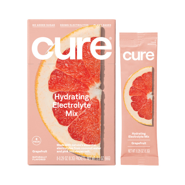 Cure Hydration Grapefruit, Electrolyte Hydration, Vegan, Drink Mix Powder hero