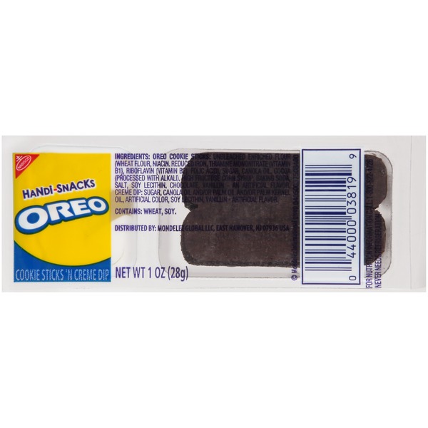 Cookies & Cakes Handi-Snacks Oreo Cookie Sticks 'N Creme Dip hero