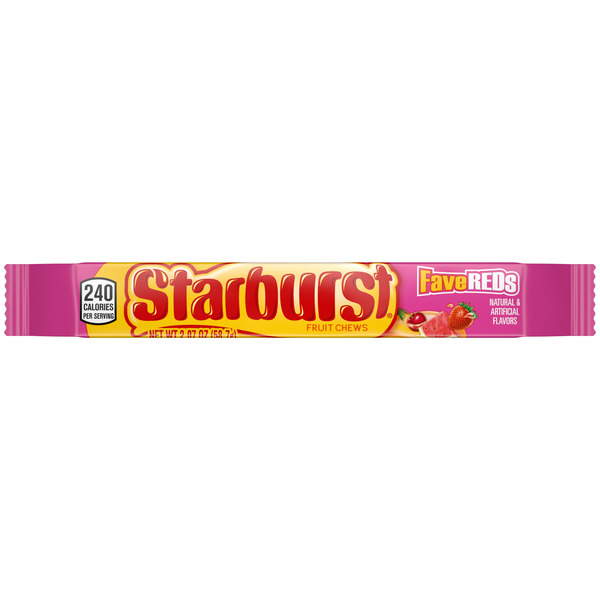 Candy & Chocolate STARBURST FaveREDs Fruit Chews Chewy Candy Full Size hero