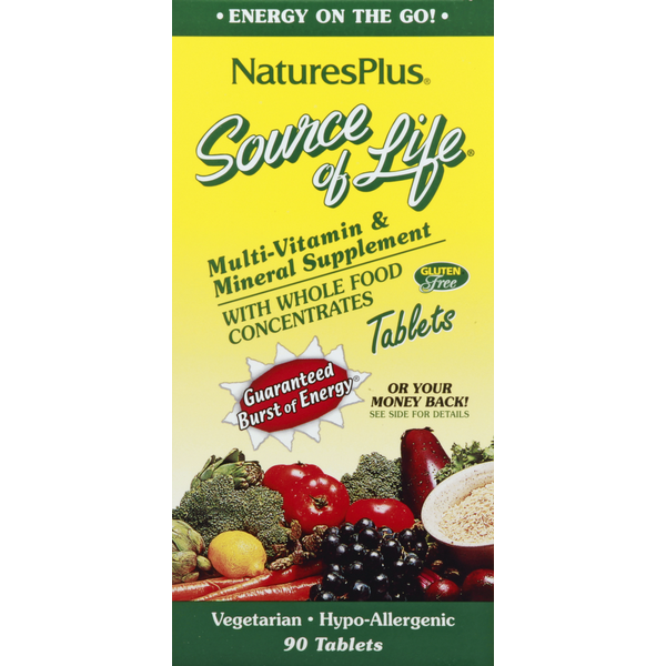 Vitamins & Supplements NaturesPlus Multi-Vitamin & Mineral Supplement, Tablets hero