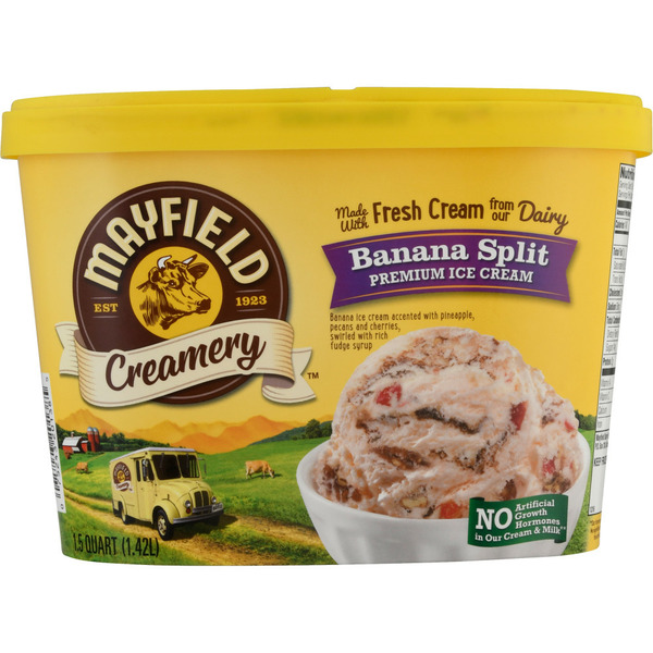 Ice Cream & Ice Mayfield Dairy Farms Banana Split Ice Cream hero