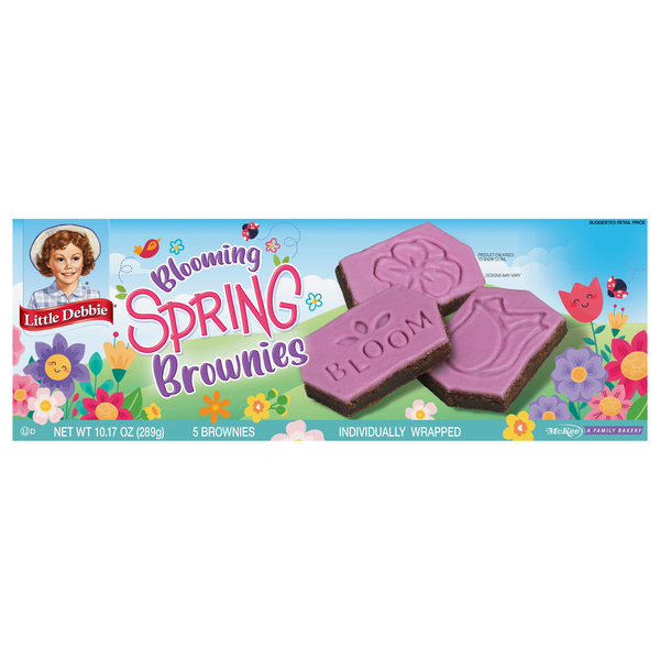 Bakery Desserts Little Debbie Blooming Spring Brownies hero