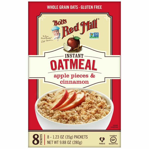 Bob's Red Mill Apple Pieces & Cinnamon Oatmeal Packets hero