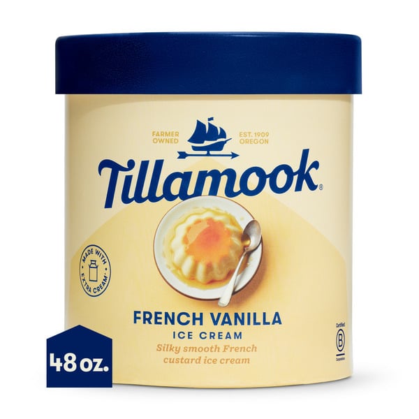 Tillamook French Vanilla Ice Cream hero