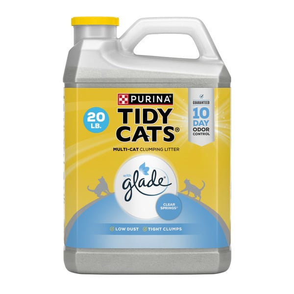 Cat Food & Care Purina Tidy Cats Clumping Multi Cat Litter, Glade Clear Springs hero