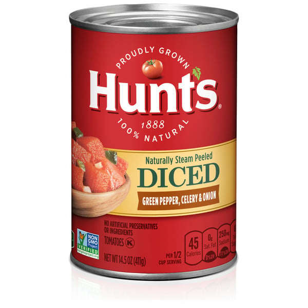 Canned & Jarred Vegetables Hunt's Diced Tomatoes with Green Pepper, Celery and Onion hero