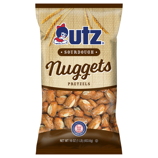 Chips & Pretzels Utz Sourdough Nuggets Pretzels hero