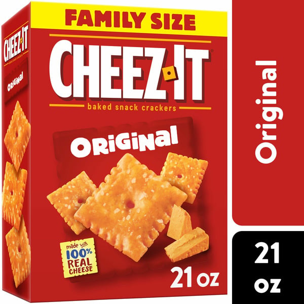 Pantry Cheez-It Cheese Crackers, Baked Snack Crackers, Lunch Snacks, Original hero