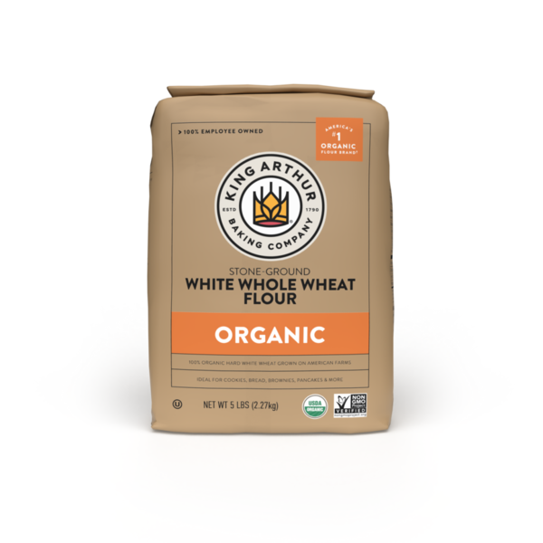 Baking Ingredients King Arthur Baking Company White Whole Wheat Flour, Organic, Stone-Ground hero