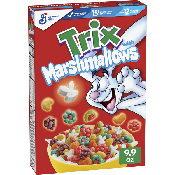 Trix Fruity Shapes With Marshmallows Kids Breakfast Cereal hero