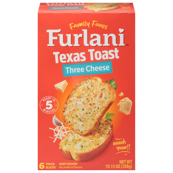 Frozen Breads & Doughs Furlani Texas Toast, Three Cheese hero