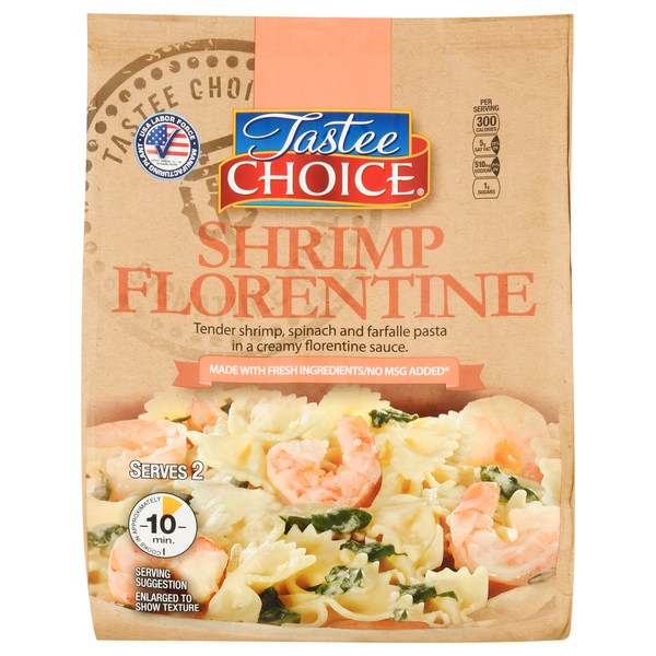 Frozen Meat & Seafood Tastee Choice Shrimp Florentine hero