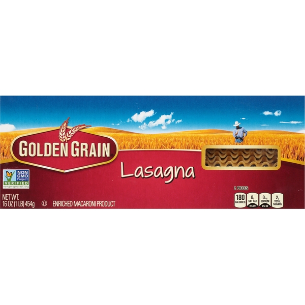 Dry Pasta Golden Grain Lasagna hero