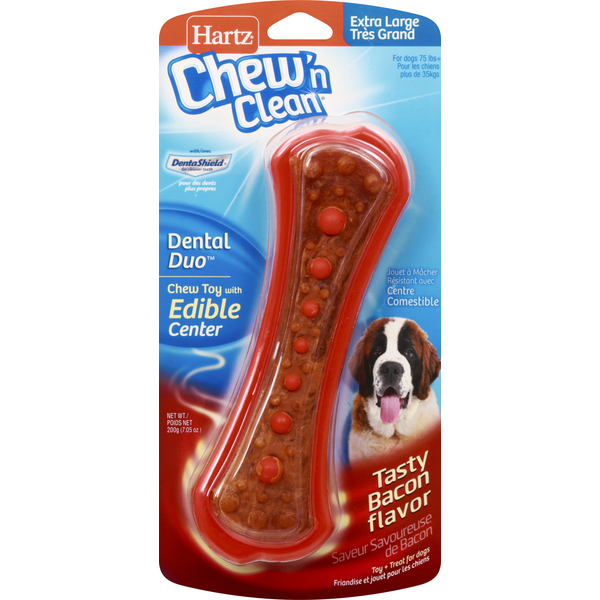 Dog Food & Care Hartz Toy + Treats for Dogs, Tasty Bacon Flavor, Extra Large hero