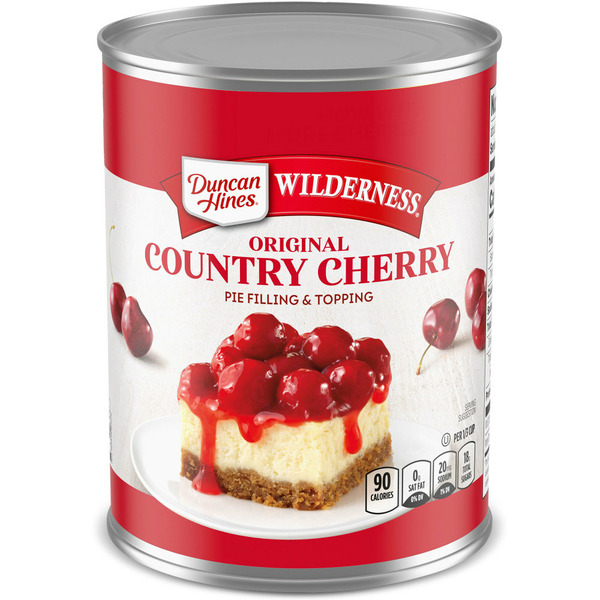 Baking Ingredients Duncan Hines Wilderness Country Cherry Pie Filling & Topping hero