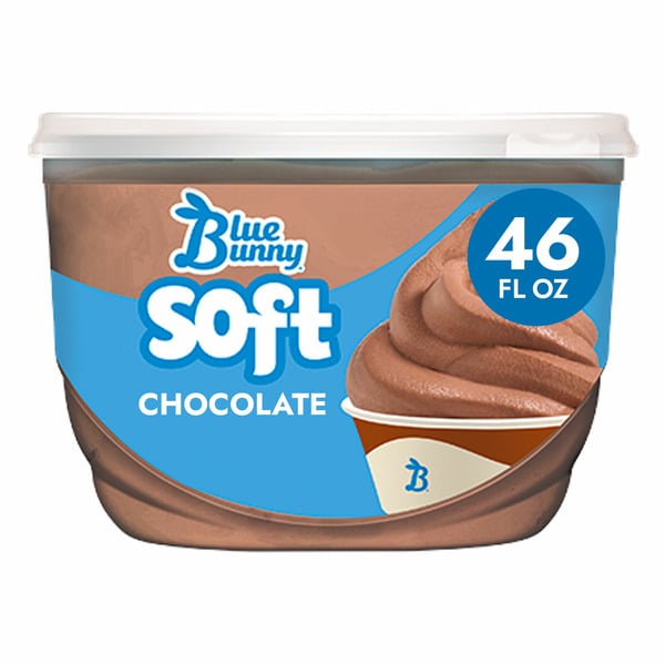 Ice Cream, Novelties & Ice Blue Bunny Soft Chocolate Frozen Dessert hero