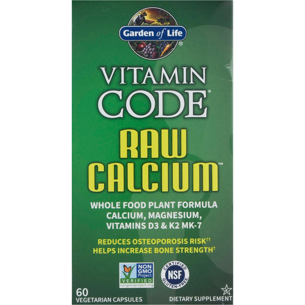 Vitamins & Minerals Garden of Life Raw Calcium, Vegetarian Capsules hero