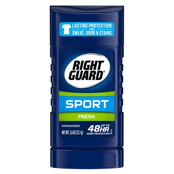 Deodorants Right Guard Sport Antiperspirant Deodorant Invisible Solid Stick, Fresh hero