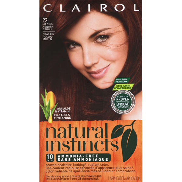 Hair Care Clairol Non-Permanent Color, Medium Auburn Brown 22 hero