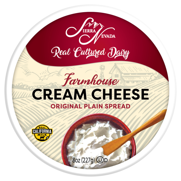 Packaged Cheese Sierra Nevada Cheese Company Farmhouse Cream Cheese hero