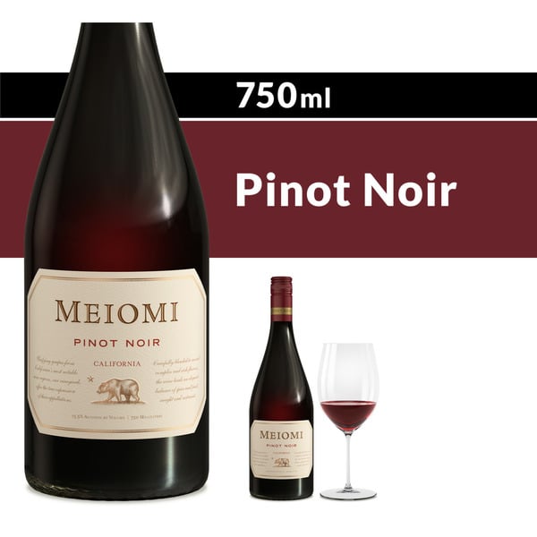 Pinot Noir Meiomi Pinot Noir Red Wine Bottle hero