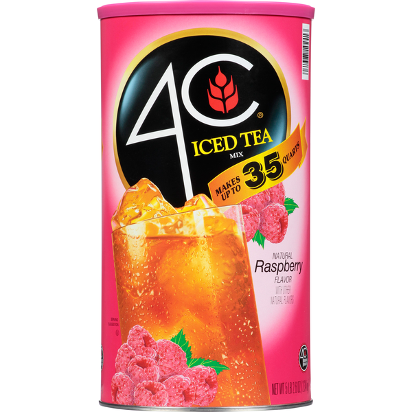 Drink Mixes 4C Foods Iced Tea Mix, Raspberry Flavor hero