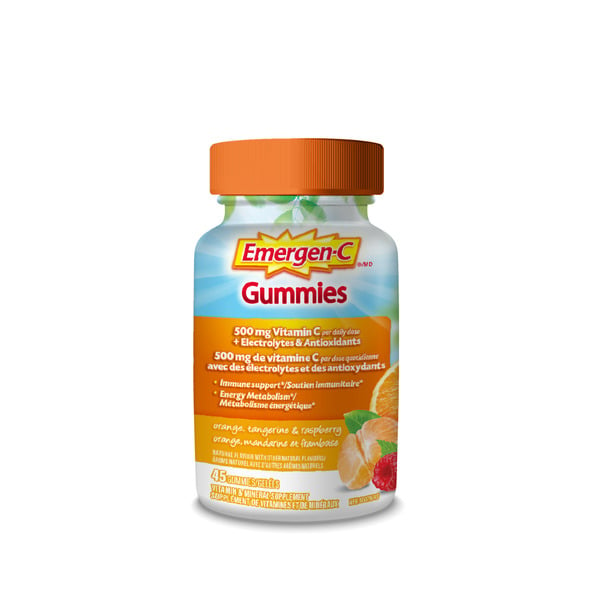 Vitamins & Supplements Emergen-C Vitamins, Vitamin & Mineral Supplement Orange, Tangerine & Raspberry hero