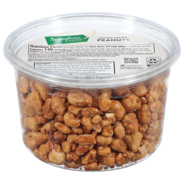 Nuts, Seeds & Dried Fruit Signature Farms Peanuts, Butter Toffee hero