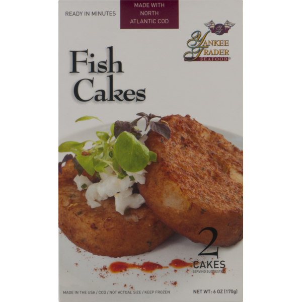 Packaged Seafood Yankee Trader Seafood New England Cod Fish Cakes hero