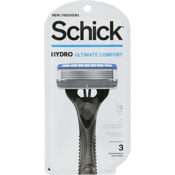 Shave Needs Schick Disposable Razors, Ultimate Comfort hero