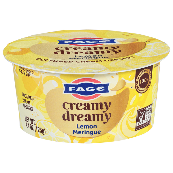 Refrigerated Pudding & Desserts FAGE Creamy Dessert, Lemon Meringue, Creamy Dreamy hero