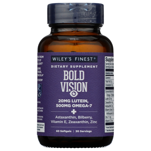 Vitamins & Supplements Wiley's Finest Bold Vision: Proactive hero