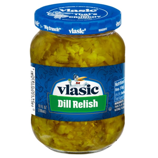 Pickles, Peppers & Olives Vlasic Keto Friendly Dill Relish hero