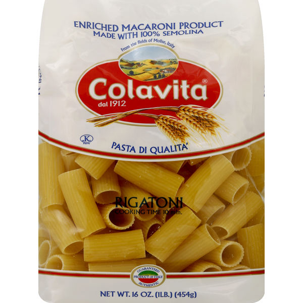 Dry Pasta Colavita Rigatoni Pasta hero