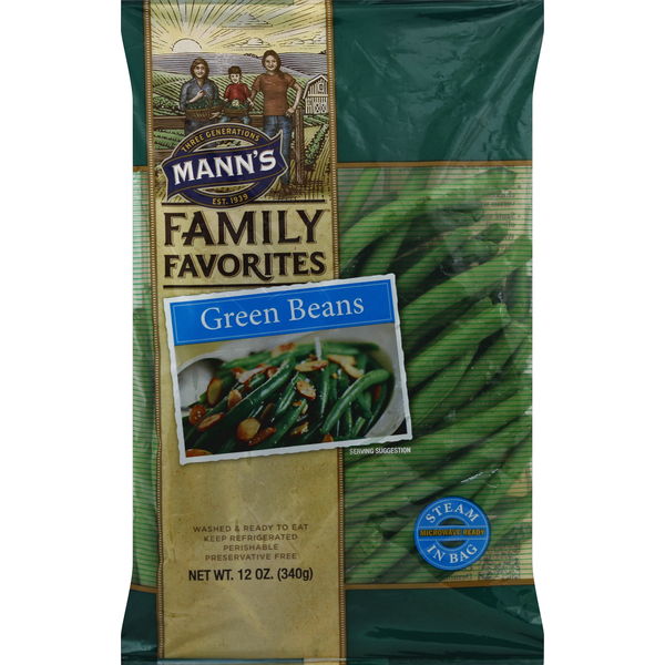 Packaged Vegetables & Fruits Mann's Green Beans hero