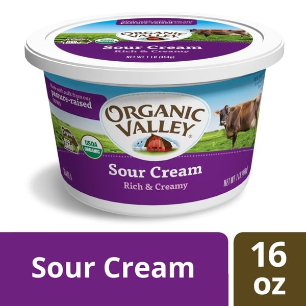 Other Creams & Cheeses Organic Valley Organic Sour Cream hero